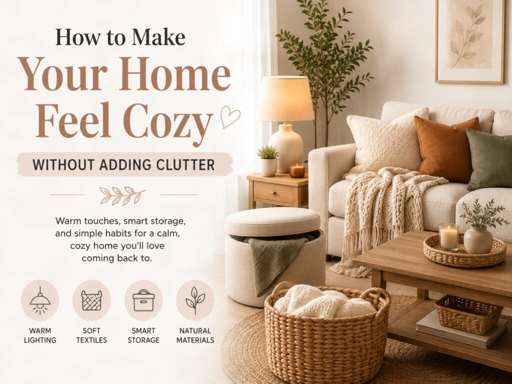 Cozy Living, Clutter-Free Style