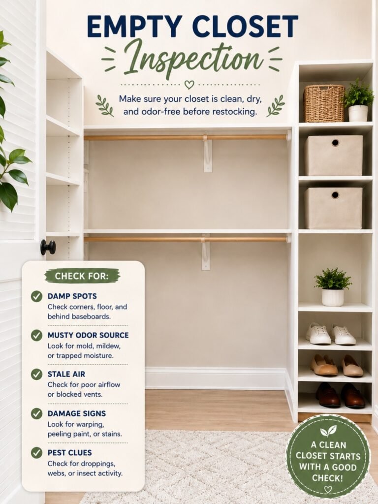 Empty closet inspection checklist