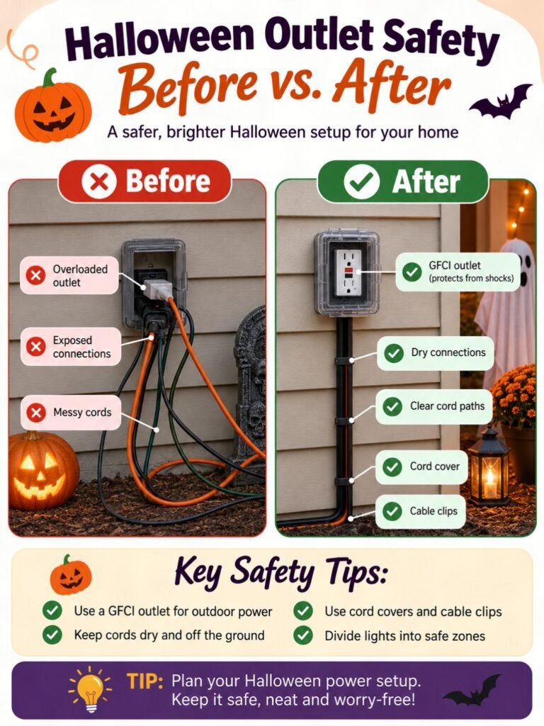 Halloween outlet safety tips