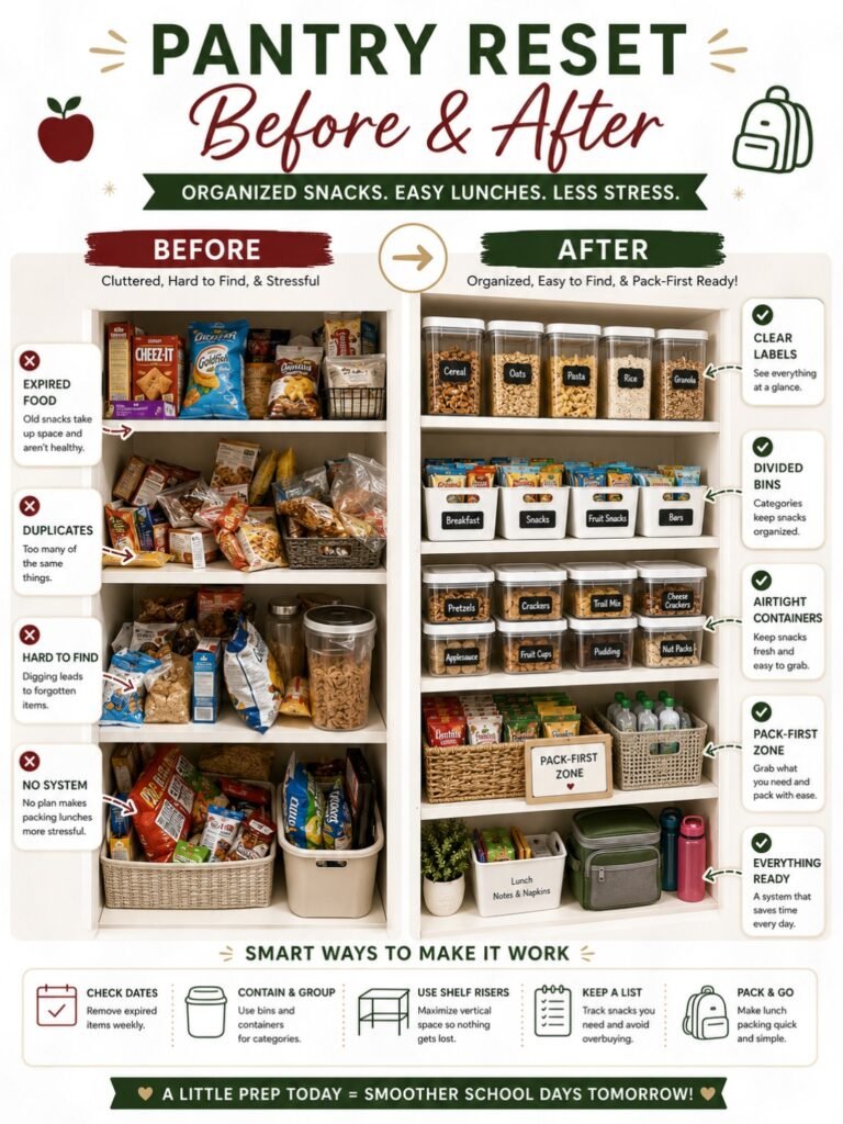 Pantry Reset: Before & After Organization