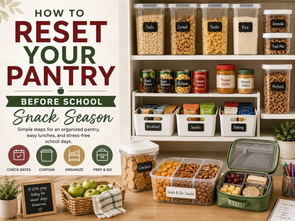 Pantry organization reset