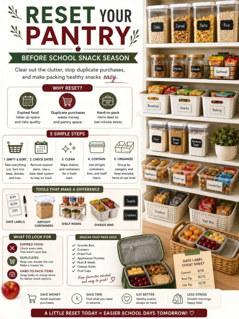 Reset Your Pantry for Easy School Snacks