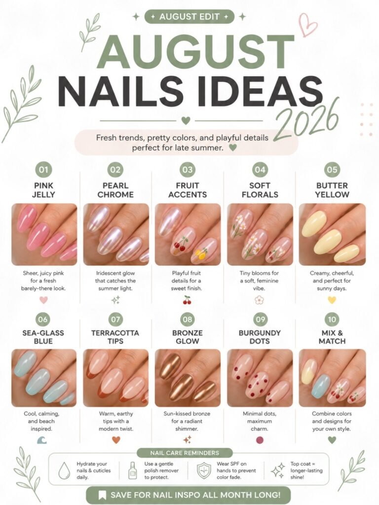 August Nail Trends 2026
