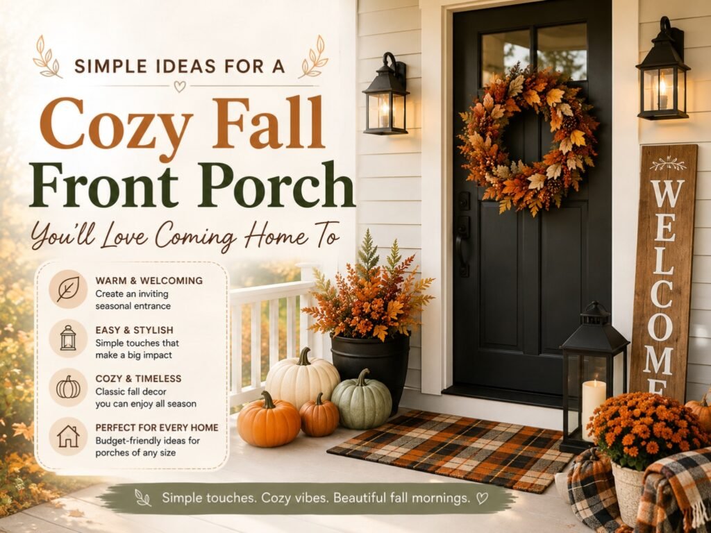 Cozy Fall Front Porch Ideas