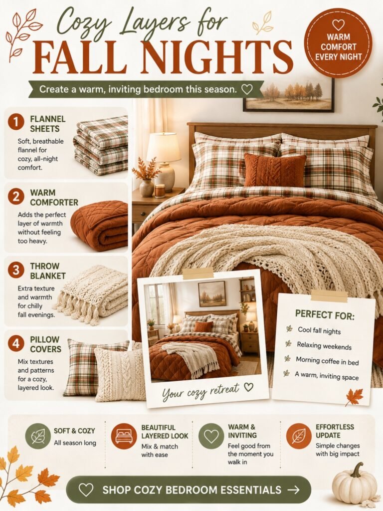 Fall Bedroom Refresh: 7 Cozy Ideas for Cooler Nights