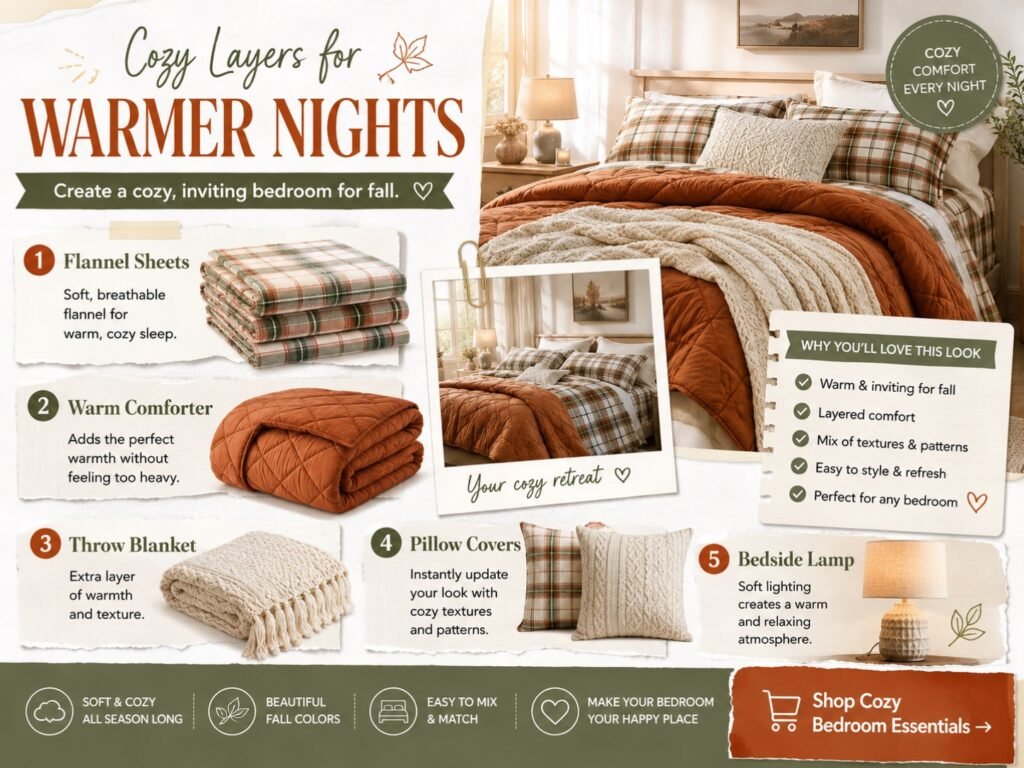 Fall Bedroom Refresh: 7 Cozy Ideas for Cooler Nights