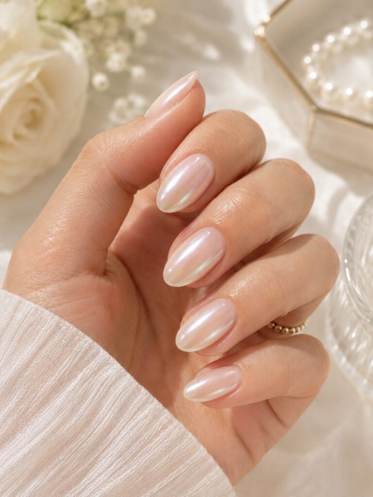 Pearl Glow Nails