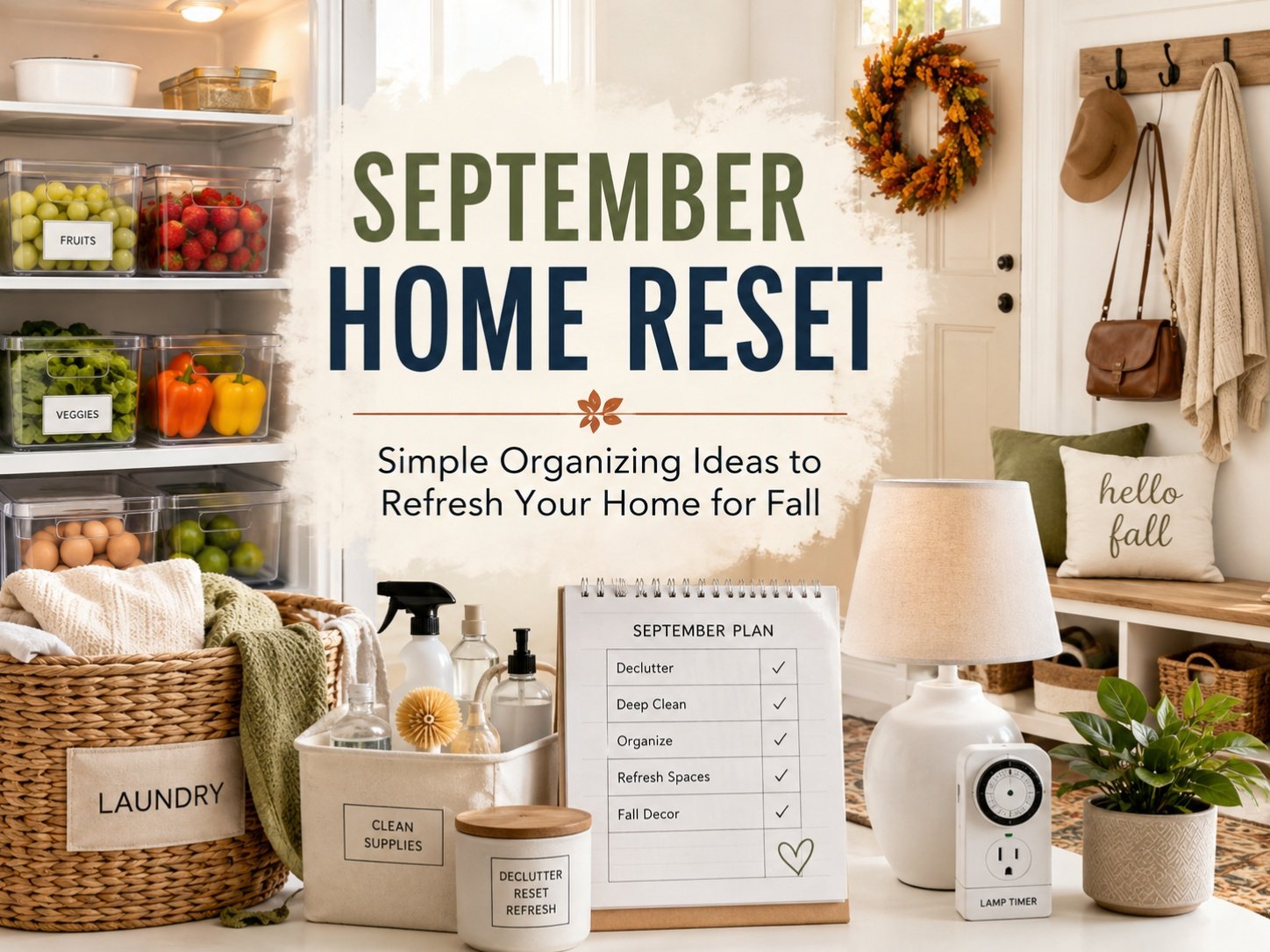 September Home Reset for Fall