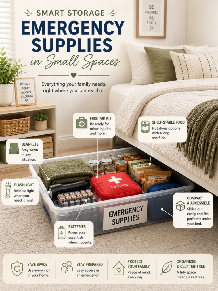 Smart Emergency Storage Under the Bed