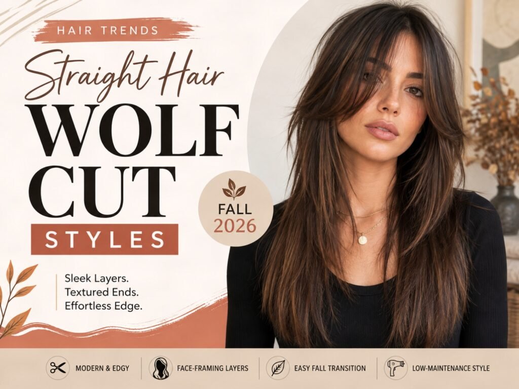 straight hair wolf cut styles for fall 2026
