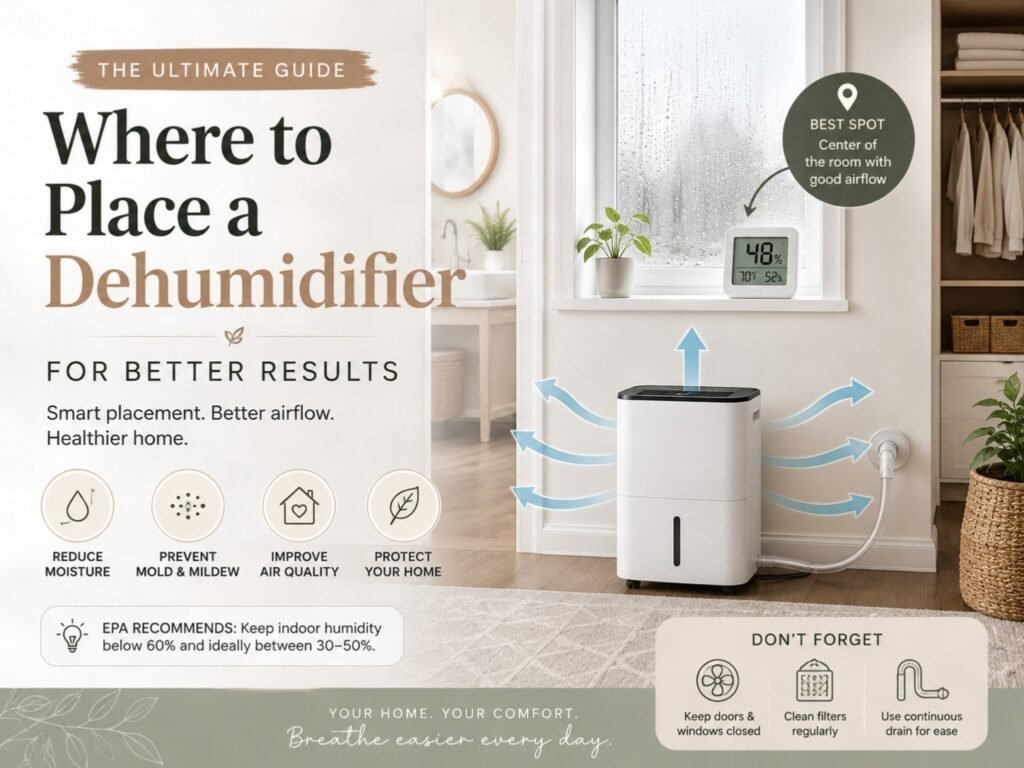 The Ultimate Dehumidifier Placement Guide