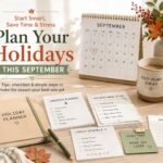 Cozy Holiday Planning Desk