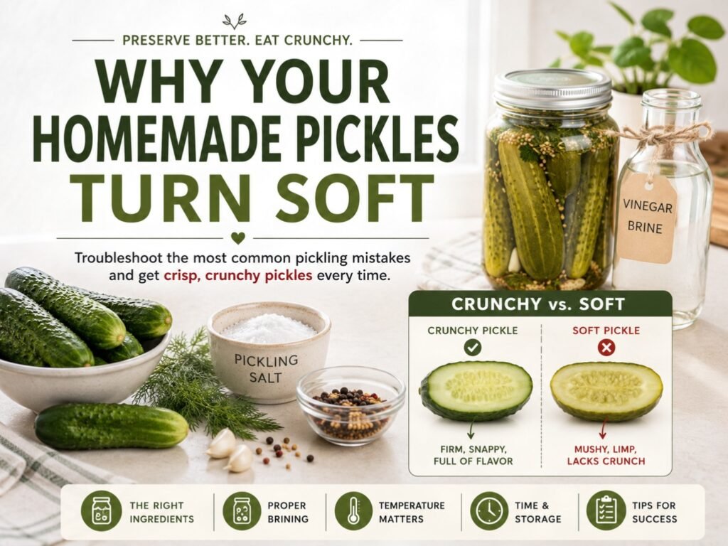Why Homemade Pickles Turn Soft
