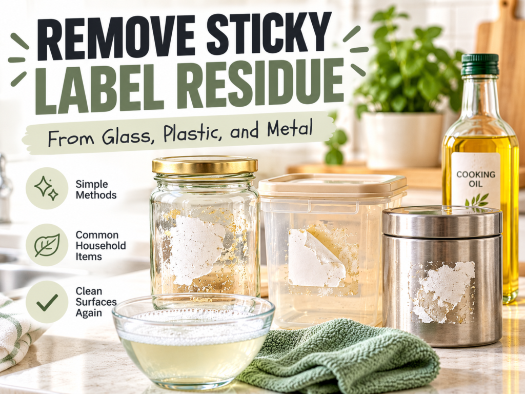 Remove Sticky Label Residue