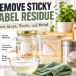 Remove Sticky Label Residue