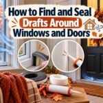 Seal Drafts Around Windows and Doors