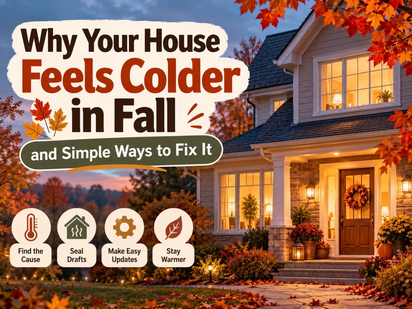 Why Your House Feels Colder in Fall